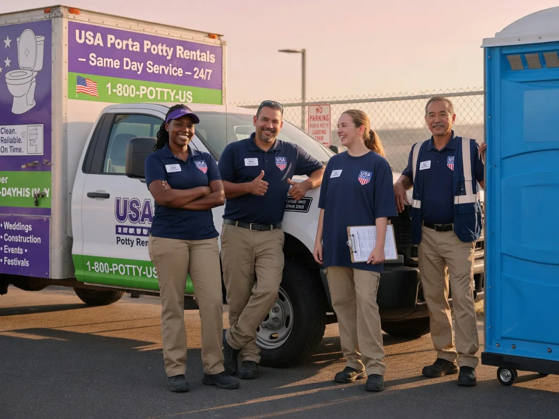 Porta Potty Rental company in Livingston, NJ